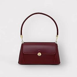 Aura Bordo Vintage Tasarım El ve Omuz Çantası