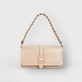 Knotty Krem El ve Omuz Çantası